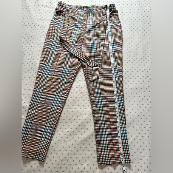 New York & Company Multicolor Plaid Pants - Picture 4 of 10